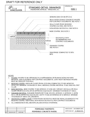 Fillable Online Gi Permeable Pavements Typical Details Gi Permeable