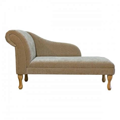 Medium Chaise Longue In Dolce Clay Velvet Fabric DOL3480 Beaumont