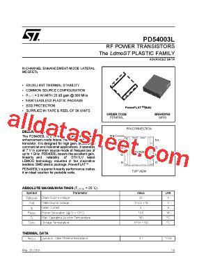 Pd L Datasheet Pdf Stmicroelectronics