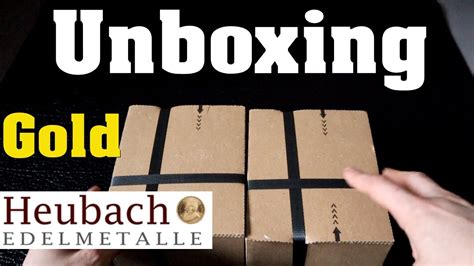 2 Pakete 4000 Gold UNBOXING Heubach Edelmetalle Australian Perth