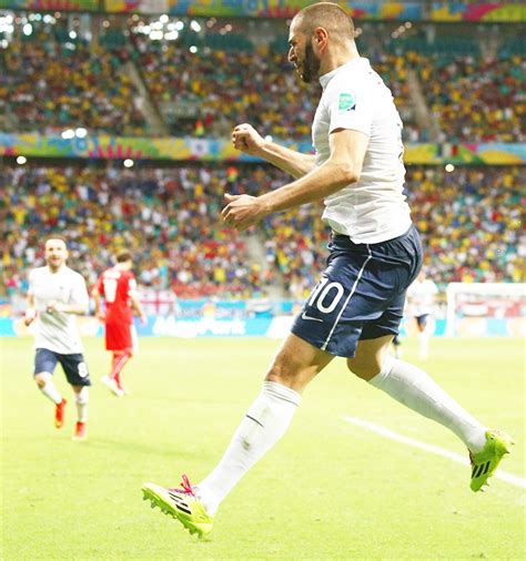 Fifa World Cup Player Of The Day Excellent Karim Benzema Rediff Sports