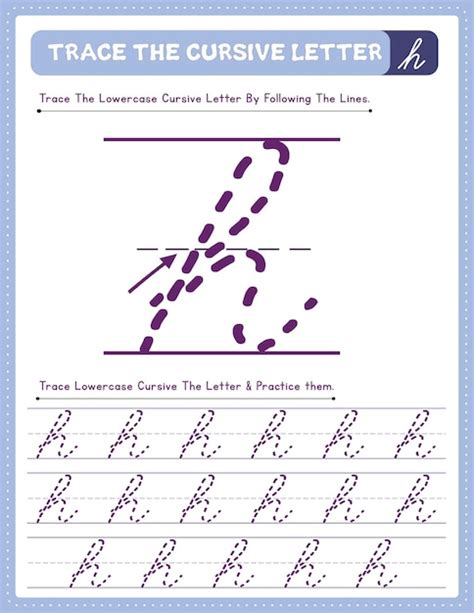 Premium Vector English Lowercase Cursive Letter Tracing Handwriting