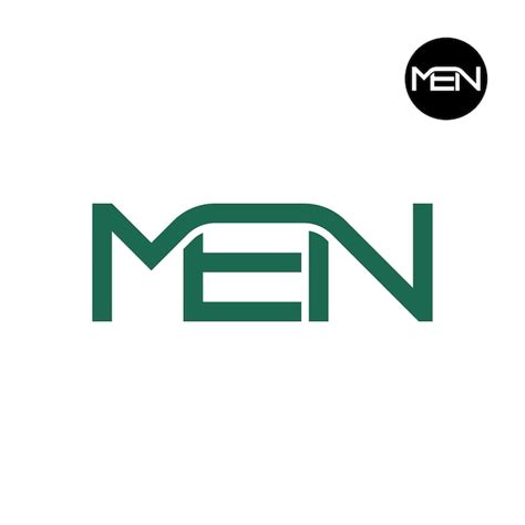 premium vector men logo letter monogram design