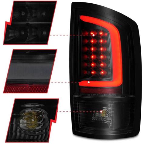 Anzo Dodge Ram Led Tail Lights W Light Bar Power