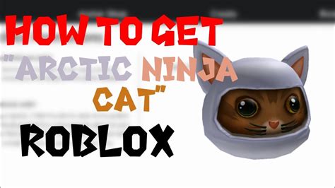 Promocode How To Get The Arctic Ninja Cat In Roblox Roblox Youtube