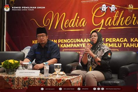 Kpu Jatim Paparkan Aturan Main Dalam Kampanye Pemilu 2024