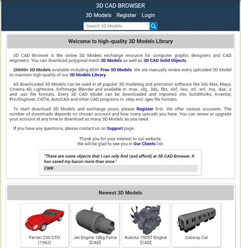 13 Sites With Free SolidWorks Models Scan2CAD