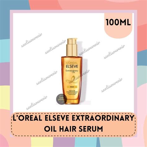 L OREAL Elseve Extraordinary Oil Hair Serum 100 Ml New Look Enhanced