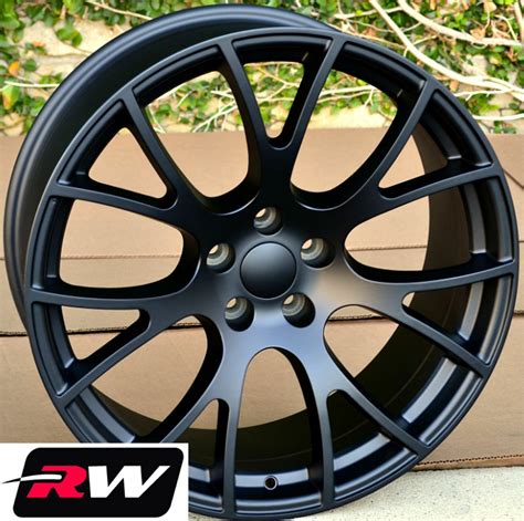 20 Inch 20 X9 Dodge Charger Srt Hellcat Oem Replica Wheels Matte Black