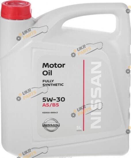 Моторное масло Nissan Motor Oil 5W-30 5 л (KE900-99943) - купить ...