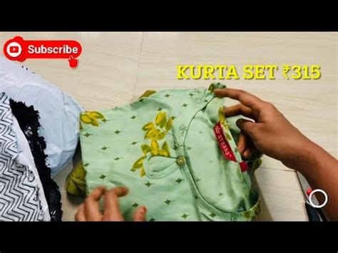 Ajio Kurtaset Haul In Telugu Under 350 Ajio Offer Today Ajio Dress