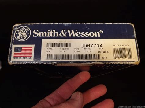 Smith And Wesson Sandw Model 22a 1 22 Lr Sport Series Target Pistol Talo Semi Auto Pistols At