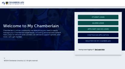 Welcome to My.chamberlain.edu - Student Journey