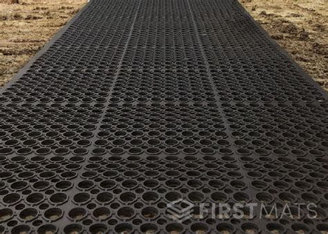 SiteGuard - Rubber Mud Control Mat | First Mats UK