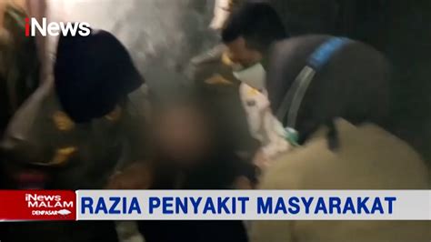 Razia Penyakit Masyarakat PSK Menolak Dibawa Ke Kantor Satpol PP