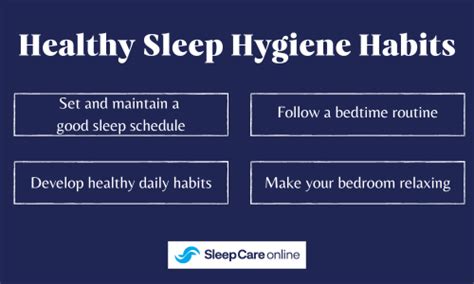 What Is Sleep Hygiene Sleep Care Online