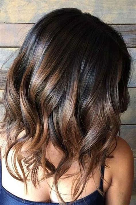 28 Incredible Examples Of Caramel Balayage On Short Dark Brown Hair Caramel Balayage On Short