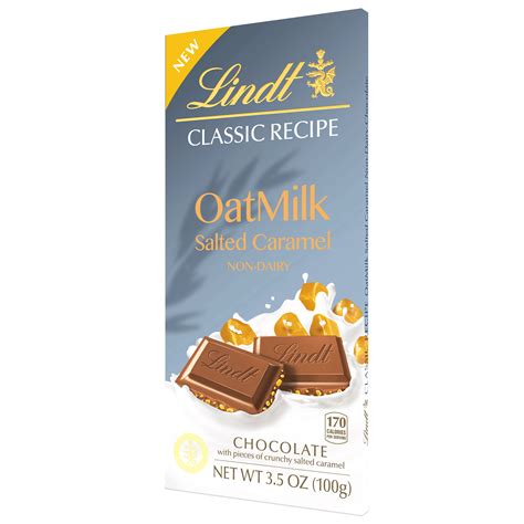 Lindt Classic Recipe Oat Milk Salted Caramel Chocolate Bar 3 5 Oz