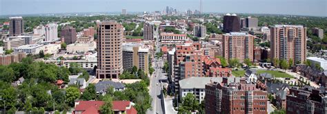 Kansas City Plaza Skyline Panorama