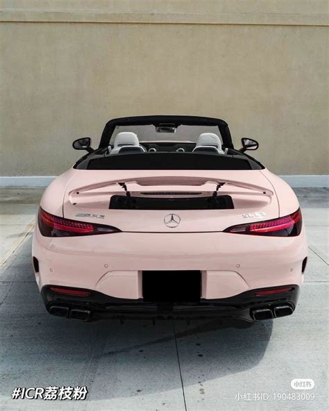 Pink Supercar Rear View