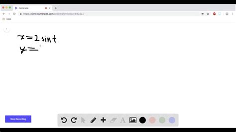 SOLVED Describe The Motion Of A Particle With Position X Y As T