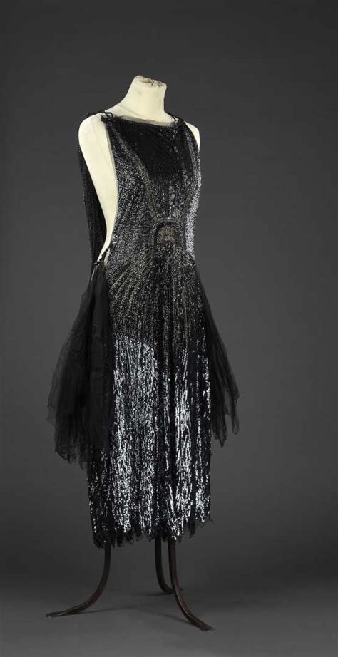 Robe Du Soir Anonyme Haute Couture Vers 1925 Daguerre 1920s