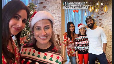 Katrina Kaif, Vicky Kaushal Smile Ear To Ear In Christmas Photos | Glamsham