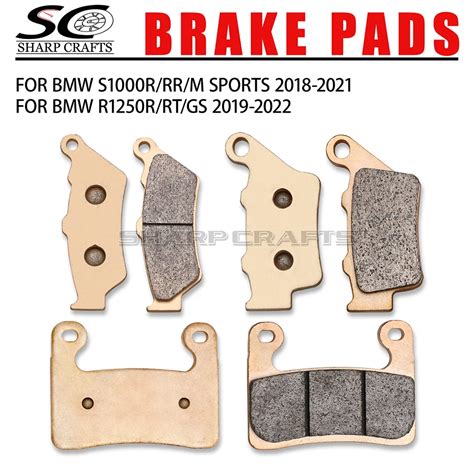 Motorcycle Parts Copper Base Front Rear Brake Pads For Bmw S R