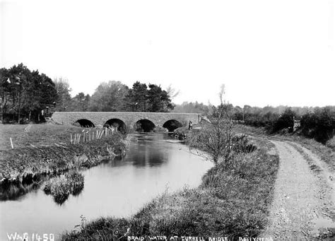 Braid Water At Currell Bridge Ballymena A View Along A