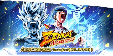 ZENKAI AWAKENING Trunks Youth DBL EVT 03S Summons Dragon