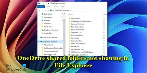 Onedrive Shared Folders Not Showing In File Explorer