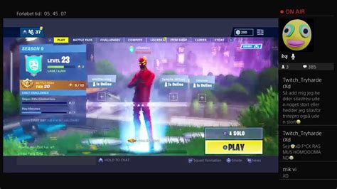 Dansk Fortnite Live Sub Games Youtube