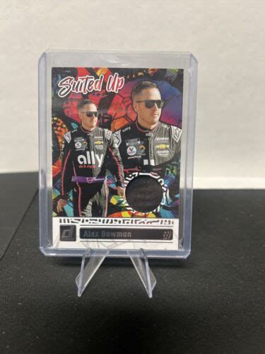 Donruss Racing Alex Bowman Suited Up Worn Firesuit Relic Ebay