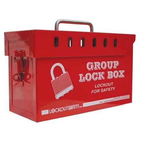 Lockout Safety Portable Group Lockout Box 13 Locks