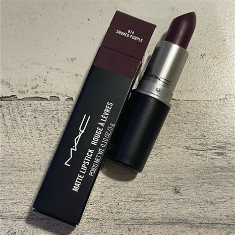 MAC Cosmetics | Makeup | Rare Mac Smoked Purple Matte Lipstick Lip Care ...