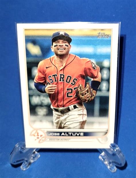 Jose Altuve 2022 Topps Collectible Mlb Card No 278 Ebay