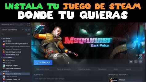 Como INSTALAR Un Juego De STEAM En OTRO DISCO DURO CARPETA O UNIDAD