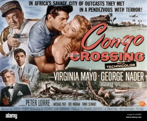 Congo Crossing Michael Pate Peter Lorre George Nader Virginia Mayo