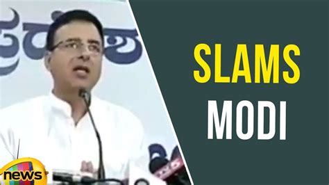 Randeep Singh Surjewala Slams The Modi Led Bjp Government Bjp Has