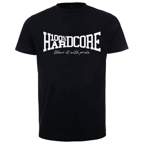 100 Hardcore Basic T Shirt Black 305B01050 Shortsleeve Rigeshop