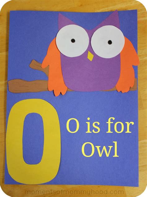 O Is For Owl Abc Crafts Alphabet Activities Alphabet Book