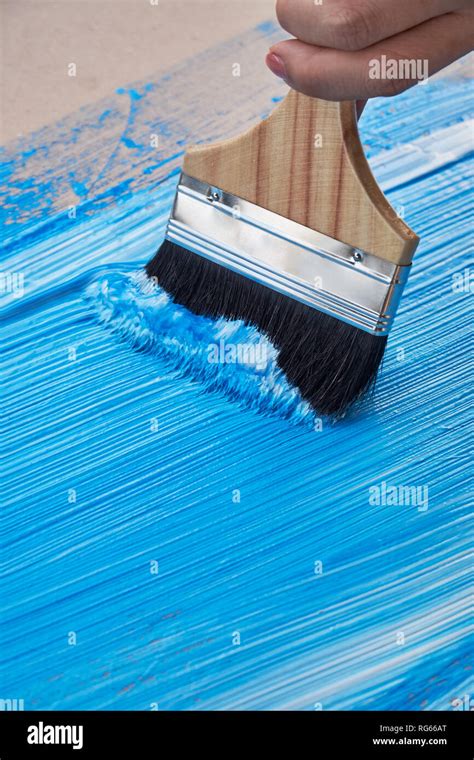 Paint blue color Stock Photo - Alamy