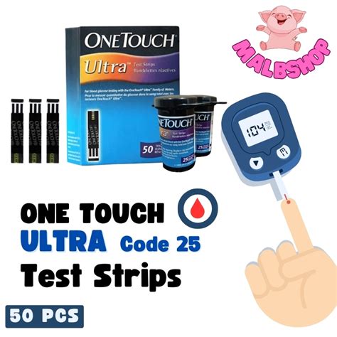 One Touch Ultra Strips Lifescan Onetouch Ultra 50pcs Shopee Philippines