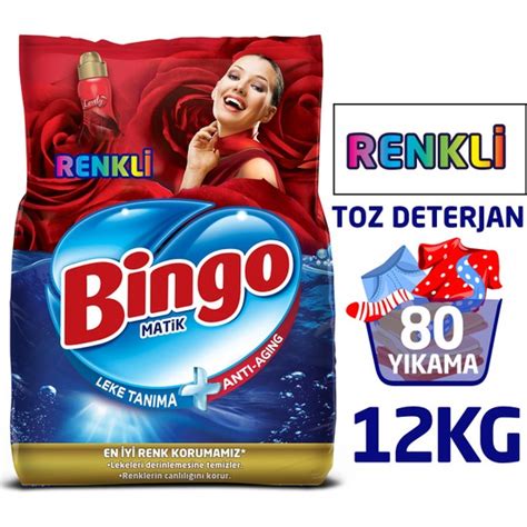 Bingo Matik Toz Çamaşır Deterjanı 6 kg Renkli 2 li OnuAl Fiyat Arşivi