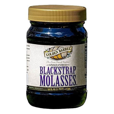 Golden Barrel Original Dark Sugar Blackstrap Molasses 16 Fl Oz Single