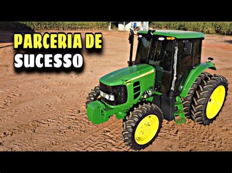 Nosso Primeiro John Deere Na Fazenda Youtube