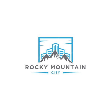 Premium Vector Mountain City Logo Design Vector