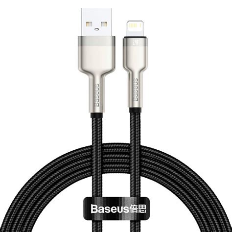 Купить Кабель Baseus Cafule Series Metal Data Cable Usb To Lightning 2 4a 1m с доставкой в