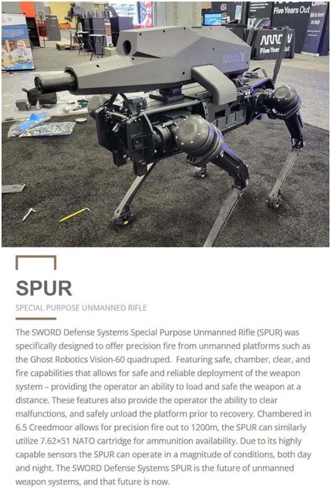 SPUR SPECIAL PURPOSE UNMANNED RIFLE The SWORD Defense Systems Special