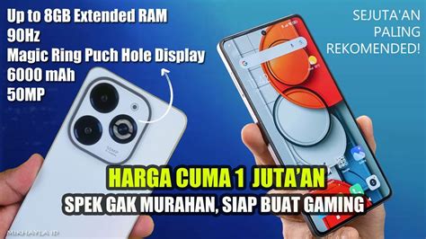 HANYA RP 1 1 JUTA 6000mAh 90Hz SOC Gaming Infinix Smart 8 Plus